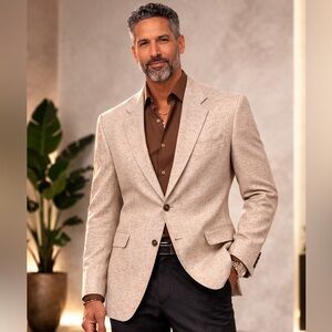 Men's Blazer Beige